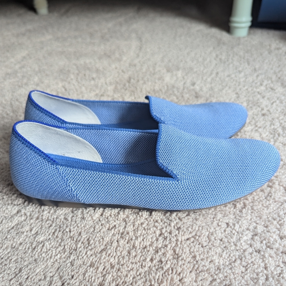 Rothy's loafers sz 7.5 in tide pool